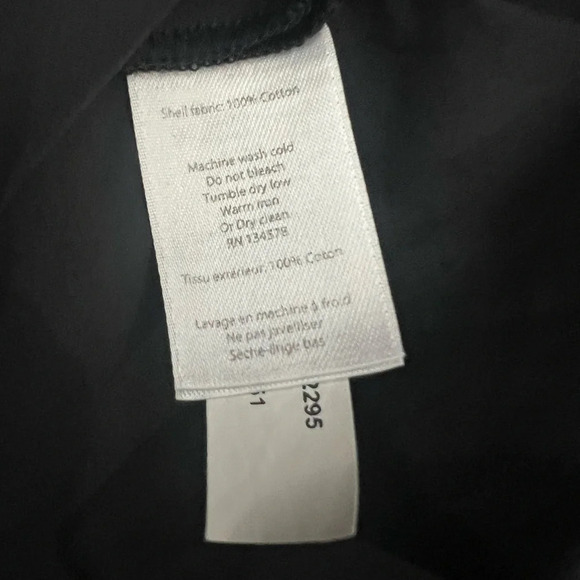 Vineyard Vines Size Small One Shoulder Ruffle Short Dress Jet Black 100% cotton - Picture 9 of 14